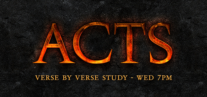 Acts Bible Study | Sonshine Baptist Church